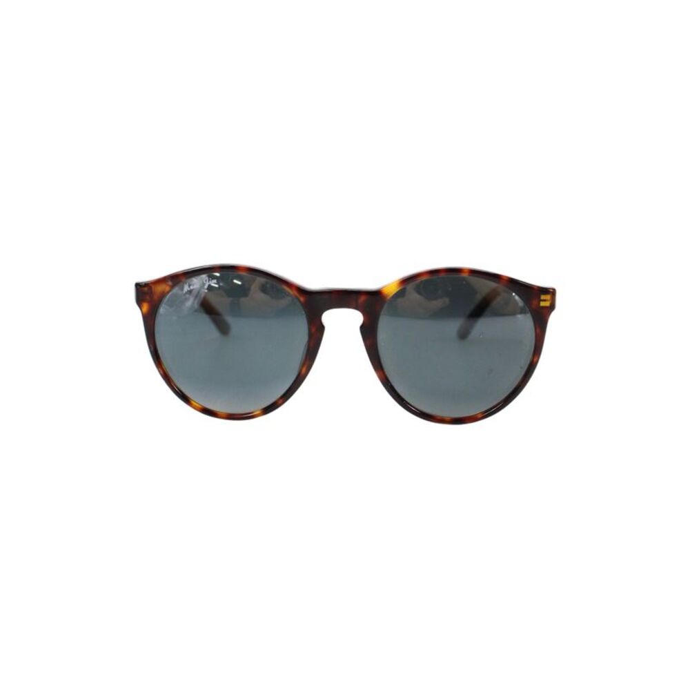 Maui Jim Womens Acrylic Tortoise Shell Round Frame Sunglasses Brown 135mm